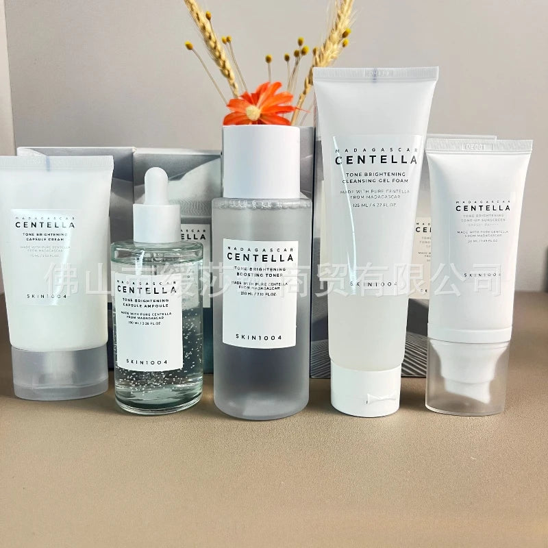 SKIN1004 Skin Care Angel Whitening Essence Facial Cleanser Cream Toner Sunscreen Combination Set Ampoule Essence 100ml