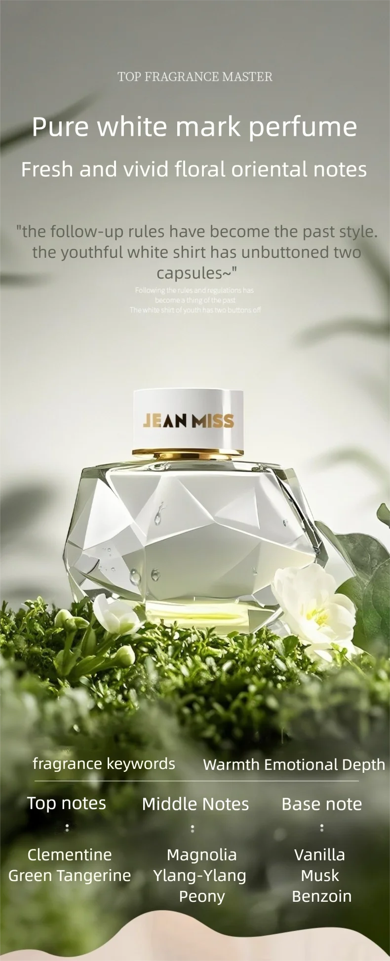 New Women's Perfume Fresh Elegant Floral Fragrance Long-lasting Woman Eau De Parfum High-quality Ladies Body Fragrance