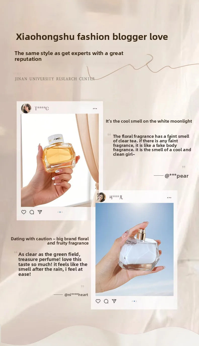 New Women's Perfume Fresh Elegant Floral Fragrance Long-lasting Woman Eau De Parfum High-quality Ladies Body Fragrance