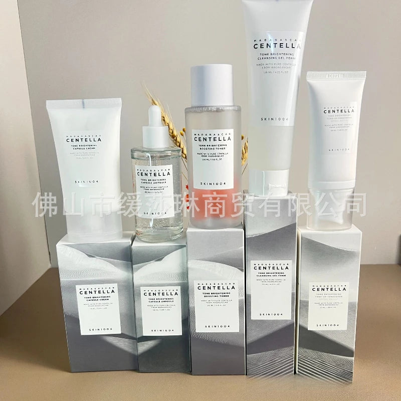 SKIN1004 Skin Care Angel Whitening Essence Facial Cleanser Cream Toner Sunscreen Combination Set Ampoule Essence 100ml