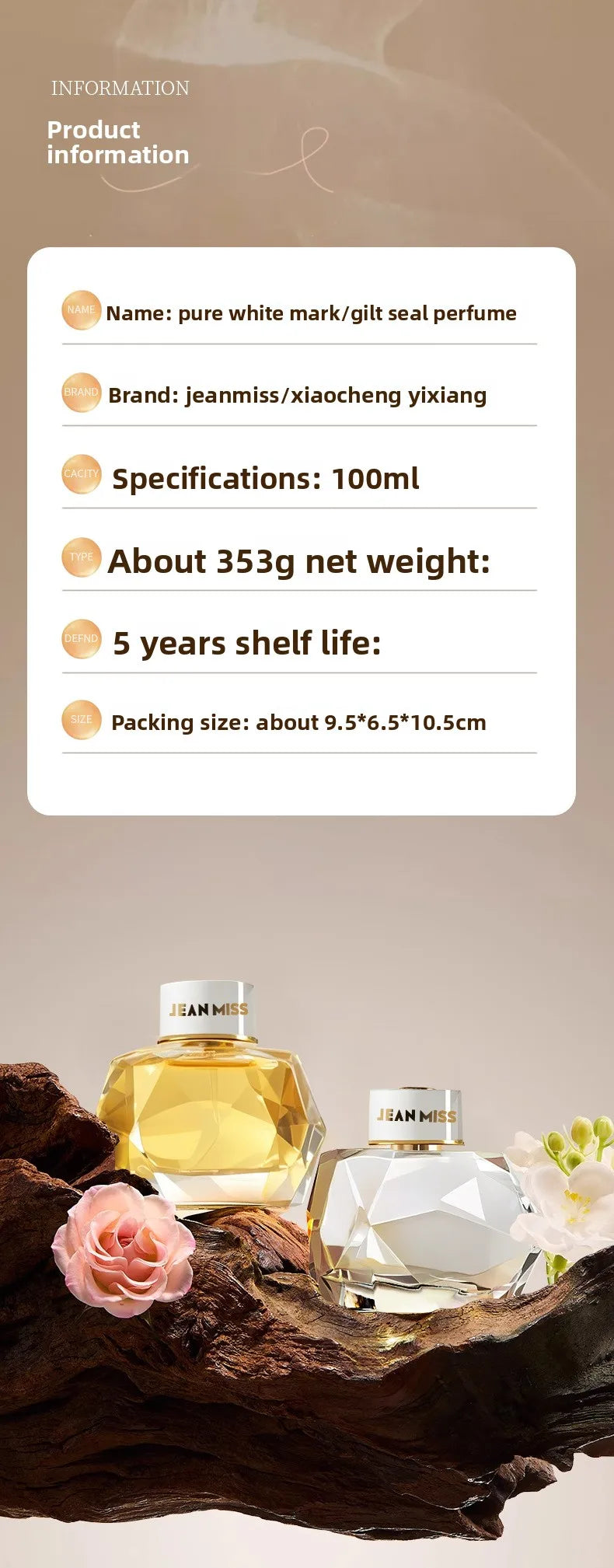 New Women's Perfume Fresh Elegant Floral Fragrance Long-lasting Woman Eau De Parfum High-quality Ladies Body Fragrance